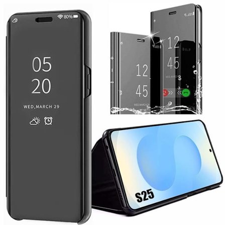 Beskyttelsescover - BOOLING - til Samsung Galaxy S25 - Stødabsorberende - Smart Case - Sort