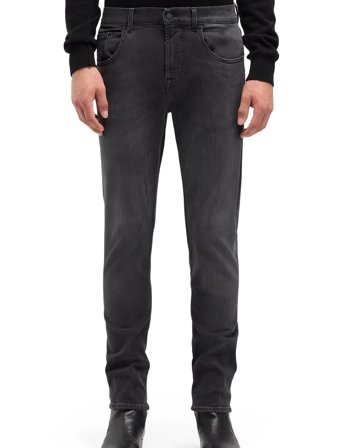 7 For All Mankind Slimmy Tapered Washed Black - Grey - 38 x 32