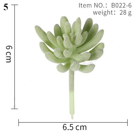 Dekoration Gröna konstgjorda suckulenter Växter 5 5