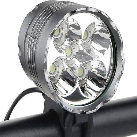 Cykellygter, 6000 Lumen 5 LED Cykellygte, Vandtæt Mountainbike Forlygte Genopladelig Batteripakke, 3 Tilstande Cykel-FD-