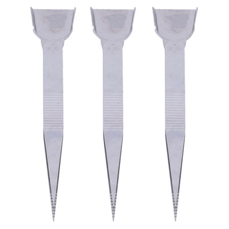 3 stk. smykkepincet i rustfrit stål med skridsikkert greb, høj holdbarhed, praktiske hobbypincetter