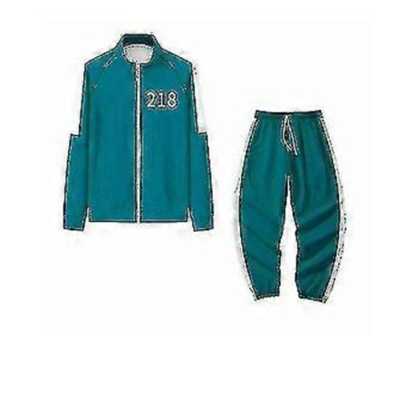 Squid Game Hoodie Tracksuit Set Halloween Party Kostym_jl(L 218)