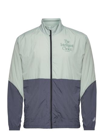 Graphic Impact Run Packable Jacket Outerwear Sport Jackets Grønn New Balance*Betinget Tilbud