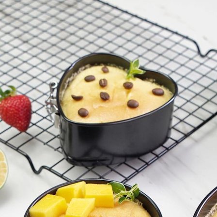 2 stk. Non-stick hjerteformet kakeform DIY kakeform Baking