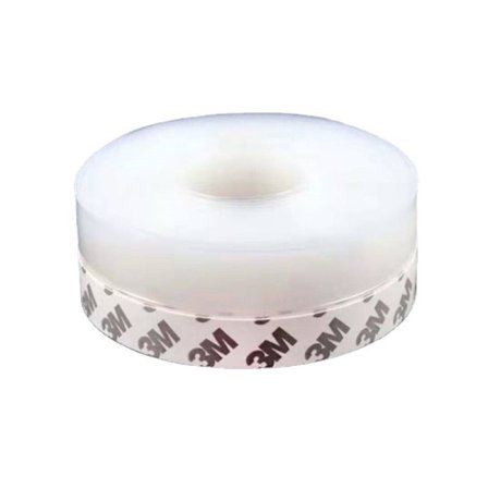 TRIOM Silikone Vejrstrips, 10m Transparent Selvklæbende Vejrstrips