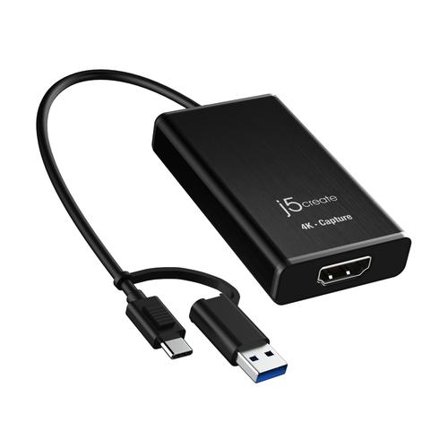 j5create JVA11 - videofangstadapter - USB 3.2 Gen 1, USB-C 3.2 Gen 1