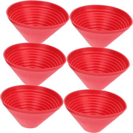 6 kpl (punainen) kumipullonavaaja kannenavaaja purkinavaaja silikoninen