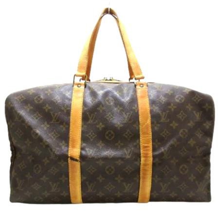 Louis Vuitton Vintage, Pre-owned Polyester travel-bags Bruin, Dames, Maat:ONE Size