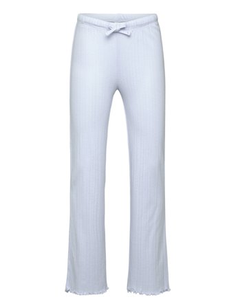 Trousers Pyjama Pointelle Long Blue Lindex