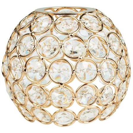 Krystallampe til rund hul skygge udendørs camping glamping lanterne lys atmosfære lanterne lampeskærm