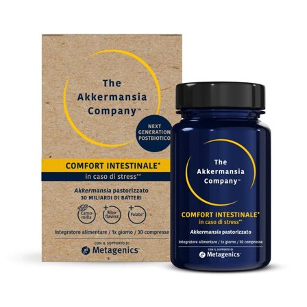 Akkermansia Intestino 30 Compresse - Benessere Digestivo Naturale