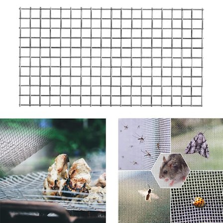 1 stk. Rustfrit Stål Vævet Trådnet Skærm Ventilation Net Flere Anvendelser