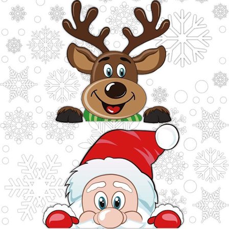 4 arkkia jouluisia lumilasitarroja, jouluaiheisia tarroja, juhlallisia lumihiutale-, joulupukki- ja poroaiheisia tarroja juhliin