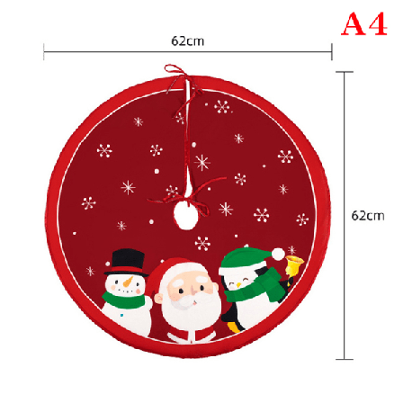 Christmas Creative Utsökt Printed Trädkjol Xams Trädbotten