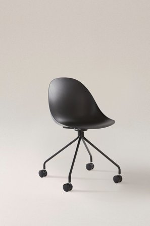 Jotex - Kontorstol Black mdf / metall - CORRIS - Kjøp Stoler hos Jotex