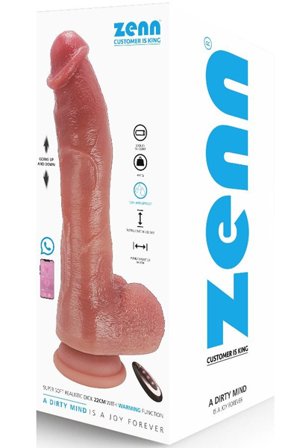 Realistic Dildo Thrusting/Warming Function 22 cm - Woome.pl
