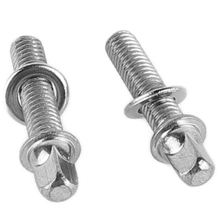 2 stk. trommeskruer i jern, rustfritt stål, strammeskruer, perkusjonsutskiftningstilbehør WC900