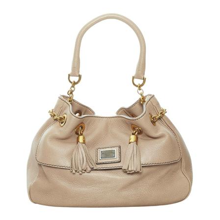 Dolce & Gabbana Pre-owned, Leather Shoulder Bag Bruin, Dames, Maat:ONE Size
