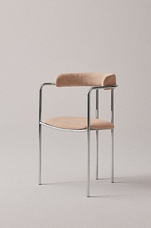 Jotex - Krzesło z Podłokietnikami Bezowy - MARYLAND - Kup Krzesła do jadalni i do kuchni firmy Jotex