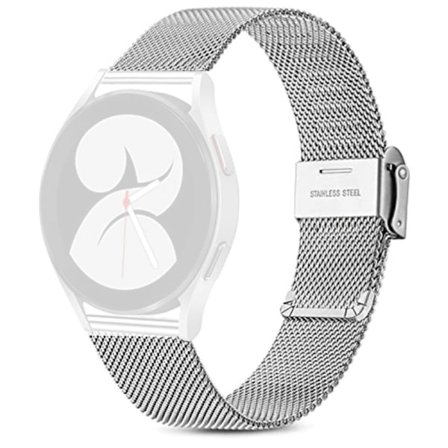Samsung Galaxy Watch 6/6 Classic/5/5 Pro/4 Milanese Watch Strap - Silver