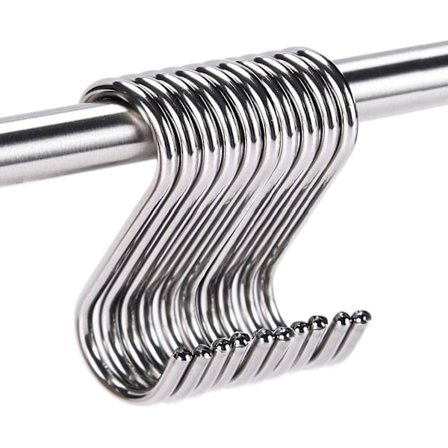 10 Stycken S Krokar Rostfritt Stål S Formade Krokar Hängare Krokar Badrum Kök Spis Krokar db