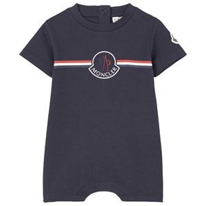 Kids - Moncler Navy Black Branded Romper 6-9 months - All in ones - 6-9 months - Navy