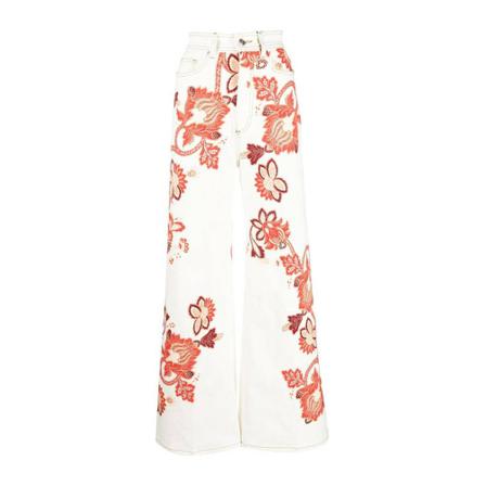 Etro - Flare Jeans - Vit - Dam - Storlek: W27, Dam, Storlek: W27