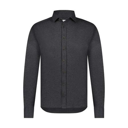 State of Art donkerantraciet , Zwart , Heren , Maat: XL Casual Overhemden