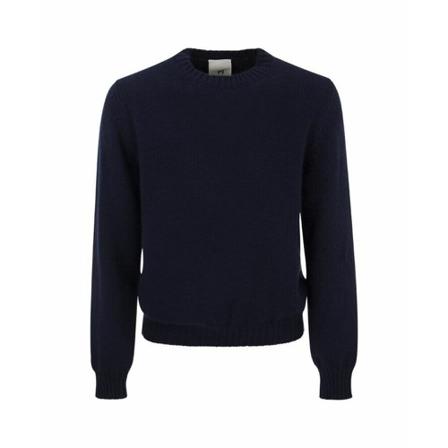 PT Torino, Crew-neck pullover in wool Niebieski, Mężczyzna, Rozmiar: L