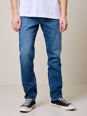 MATCH - Slim Bill river blue - Henry Choice - Str. 3430 - Herre - Bukser & Jeans - Blå - 98% Bomull, 2% Elastane