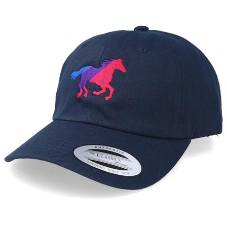 Iconic - Modrá Kšiltovka - Horse Navy Adjustable @ Hatstore