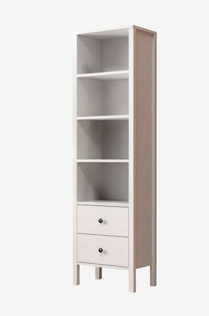 Hanah Home - Bokhylla Eva - Vit - Bokhyllor - Från Homeroom