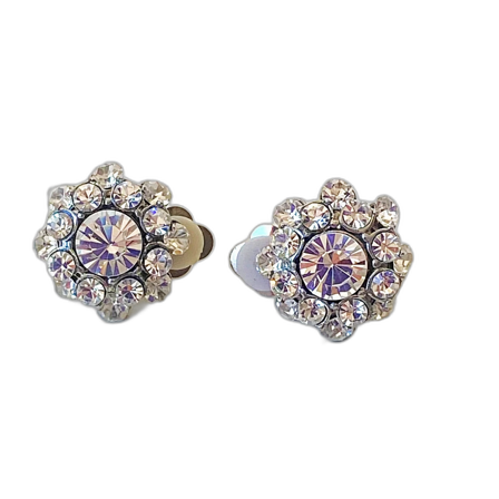 Glittriga örhängen med kristaller