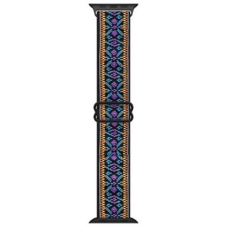 Apple Watch kompatibelt Nylon-armband INKA/BL 42/44/45 mm moniv rinen one size