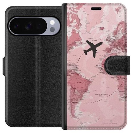 Kompatibelt Plånboksfodral till Google Google Pixel 10 Pro XL Travel Map
