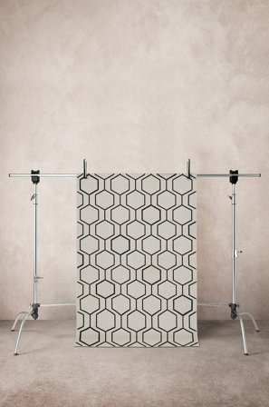 Jotex - Dona Utendørs Teppe Polypropylen Beige/svart SAN - Kjøp Utendørstepper hos Jotex