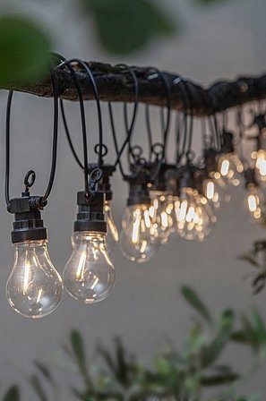 Jotex - Filament-Lichterkette Circus Schwarz - Kaufe Außenbeleuchtung bei Jotex