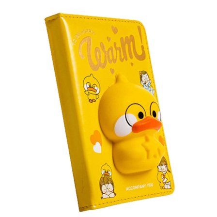 3D Söt Djur Squishy Dagbok Härlig Anteckningsbok Lätt Att Bära Skrivmaterial Julklapp För Studenter Barn