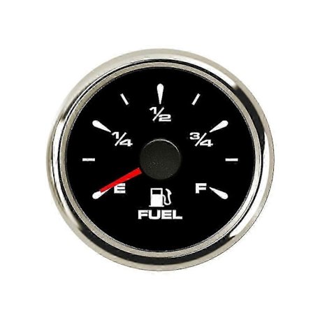 52MM Automatisk Bränslenivåmätare 0-190 Ohm 240-33Ohm Vattentät Bränslenivåindikator med 7 Färgers Bakgrundsbelysning
