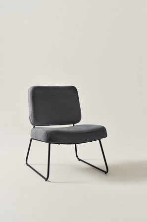 Jotex - Loungestol Mørk grå - BOLZANO - Kjøp Loungestoler hos Jotex