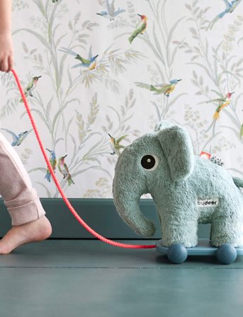 Done by Deer Pull Along Elphee Blue - Blue - ONE SIZE