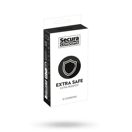 Extra Safe 12-Pack Kondomer - Vuxen.se - Kondomer