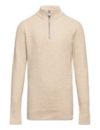 Jprblaarthur Knit Half Zip Ch Jnr Beige Jack & J S