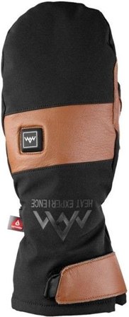 Heat Experience Heated Outdoor Mittens Black Unisex