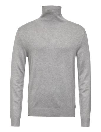 Mélange Roll Neck Knit Knitwear Turtlenecks Grå Lindbergh