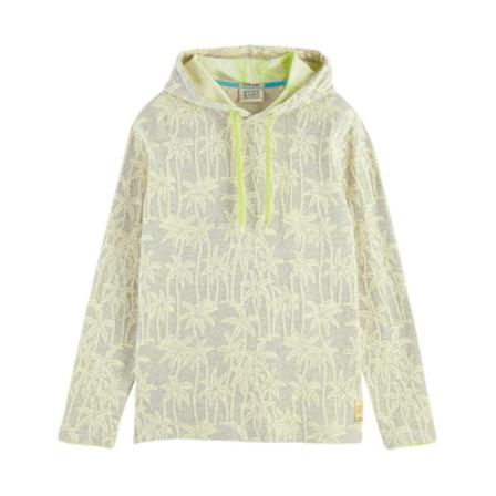 Scotch & Soda, hoodie Groen, Heren, Maat:L