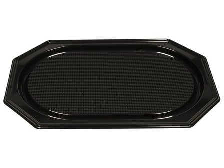 ABENA Serveringsfat plast svart PS 36x54cm 10/fp - Lyreco - Kök och servering - Matförvaring - Uppläggningsfat
