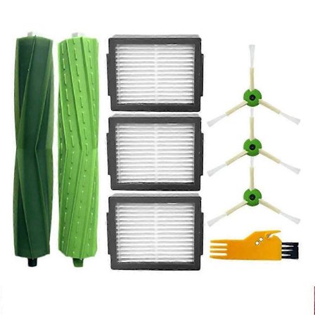 Romba E I -sarjan E5 E6 E7 I3 I6 I7+ Plus J7 -imurin rulla sivuharja Hepa-suodatin varaosa bs