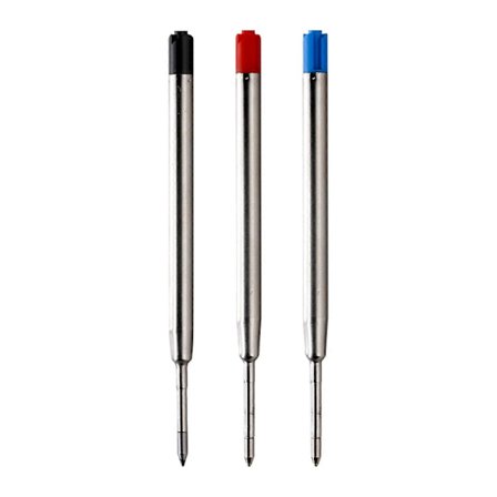 20 stk. 9,9 cm Medium Point Sorte Blæk Kuglepen Patroner til Parker Penne (FMY) Rød