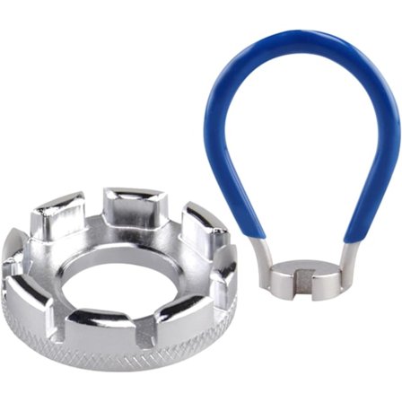 Sykkelhjul eike reparasjonssett med eikenøkkel og felgkorrigeringsverktøy, sykkel eikenøkkelverktøy